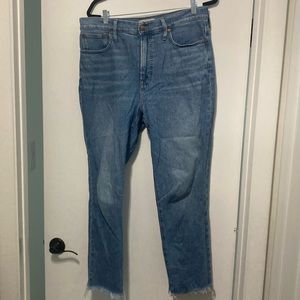 Madewell - the perfect vintage jean (raw hem)